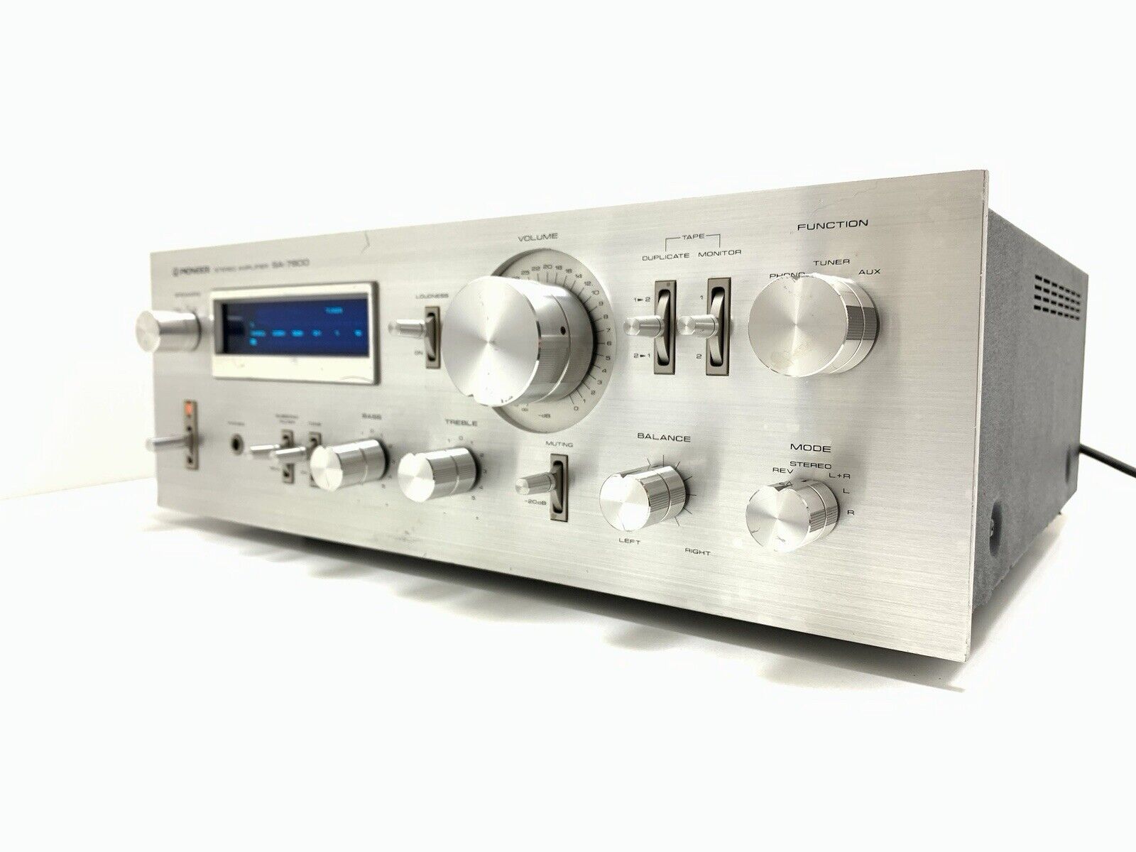 PIONEER SA-7800 Stereo Amplifier 65 + 65W RMS Blue Line Vintage 1979 Good Look