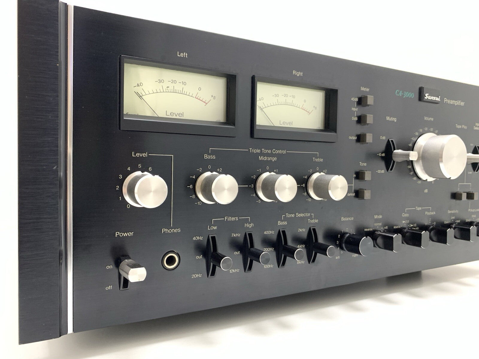 SANSUI CA 3000 Stereo Pre Amplifier Vintage 1975 High End WORK PERFECT Good Look