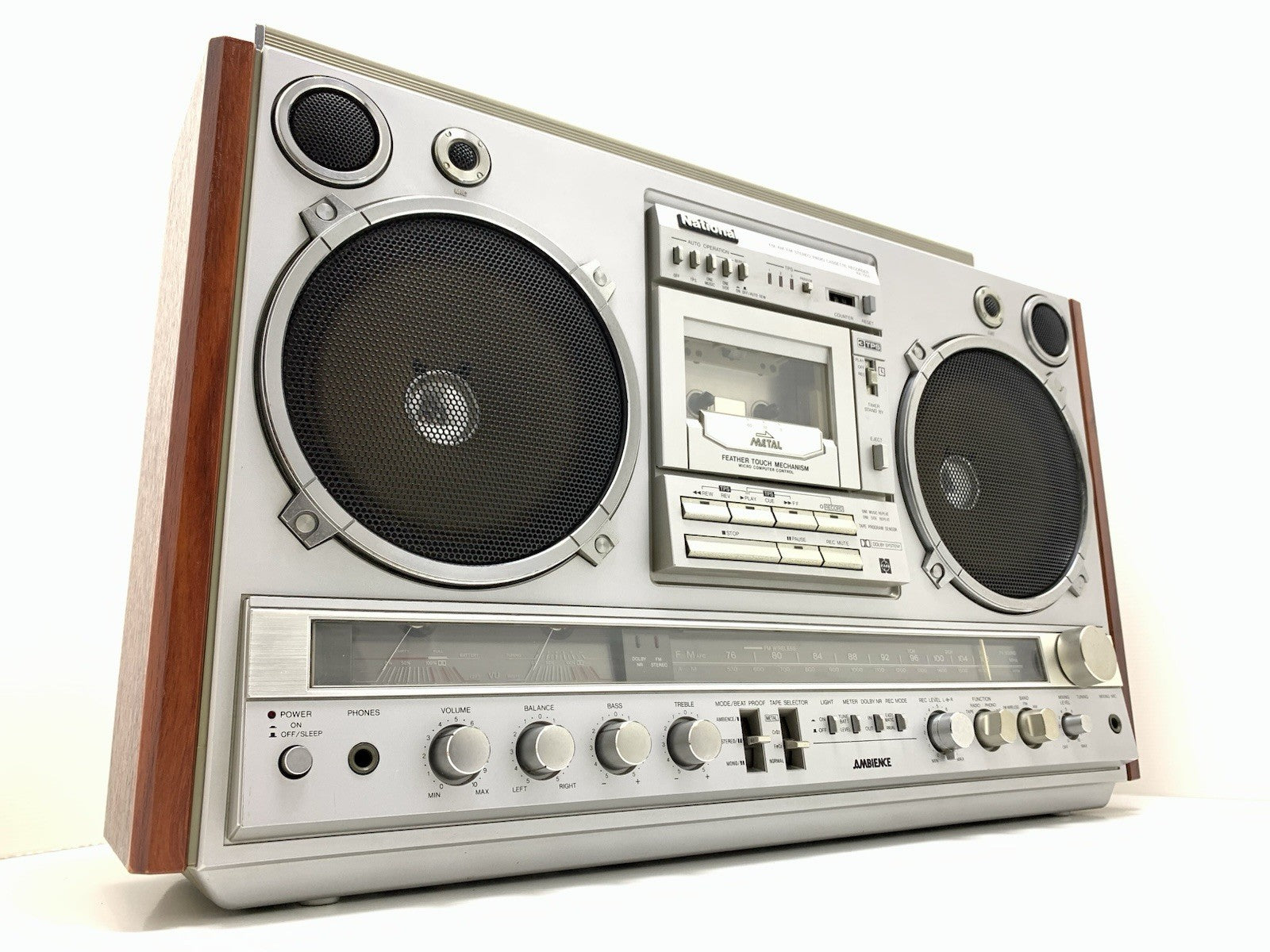 NATIONAL PANASONIC RX 7000 BOOMBOX STEREO Radio Cassette Vintage Work Good Look