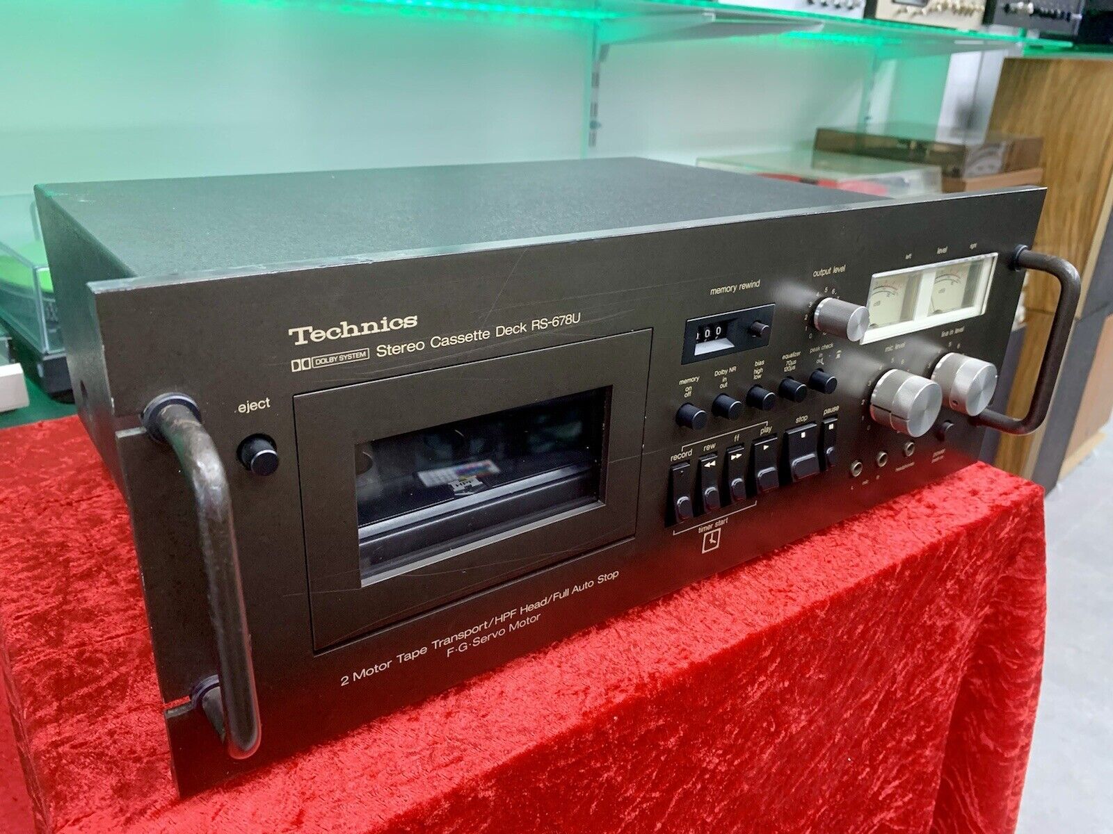 TECHNICS RS-678U Rare Stereo Cassette Deck 2 Motors Vintage 1977