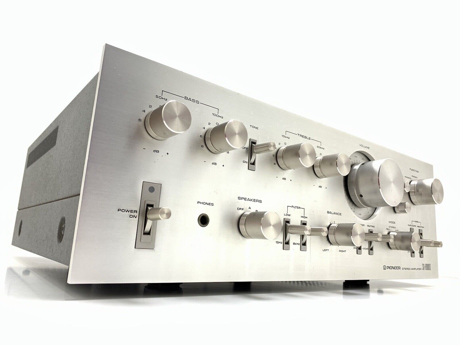PIONEER SA-8900 II Stereo Amplifier 80+80 WRMS Vintage 1976 Work 220V Good Look
