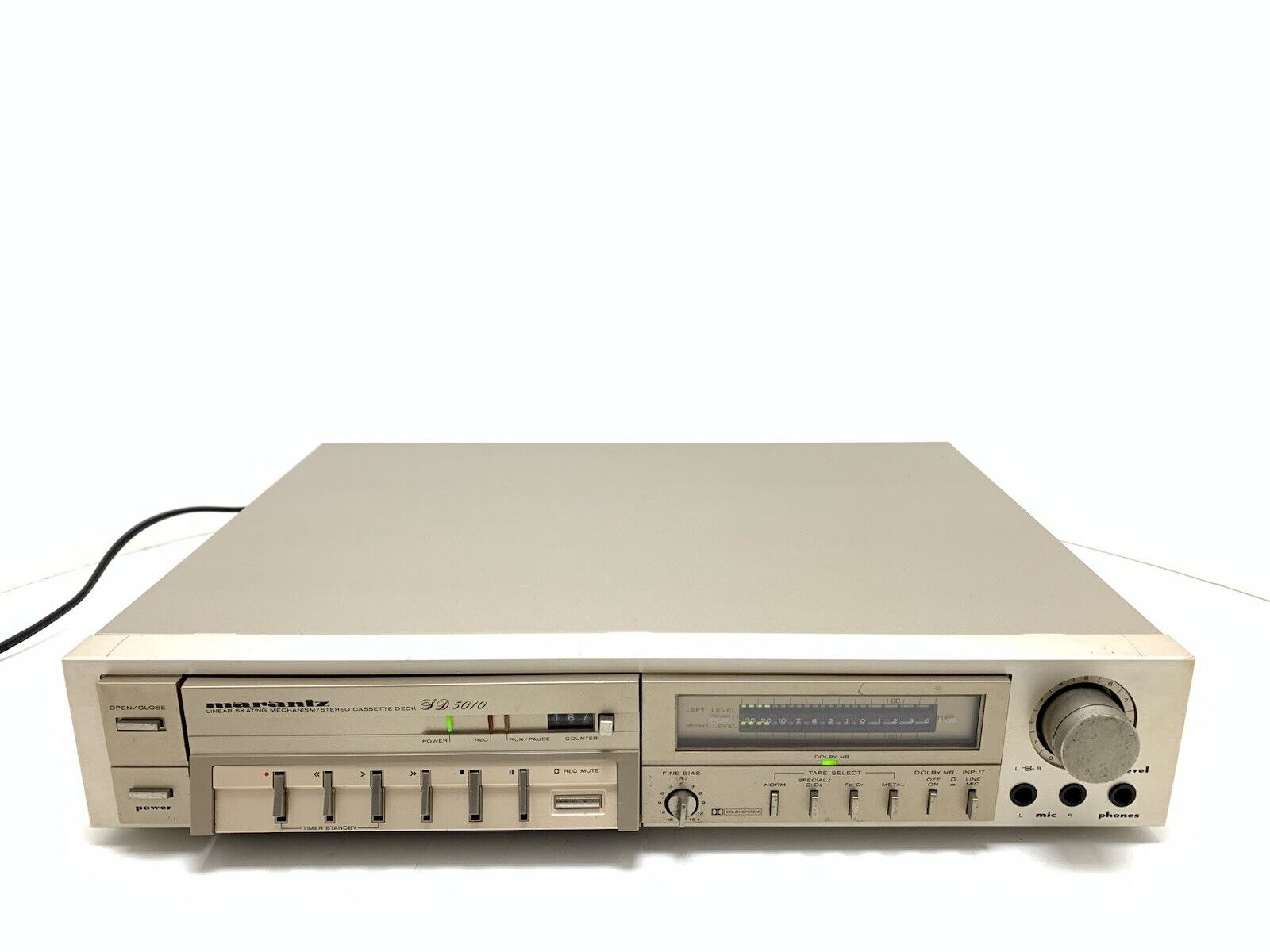 MARANTZ SD 5010 Stereo Cassette Deck 2 Head Vintage 1980 High End WORK Good Look