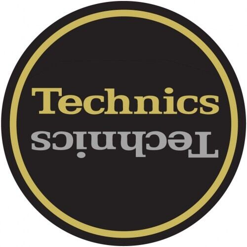 Technics Limited Edition Champion Slipmats (pair, black gold silver) 1200 Mk2