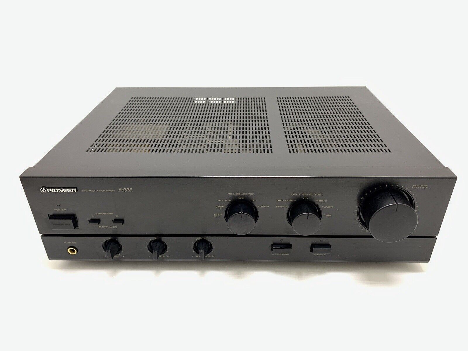 PIONEER A 335 Stereo Amplifier 40+40 Watts RMS Vintage 1989 Hi Fi WORK Good Look