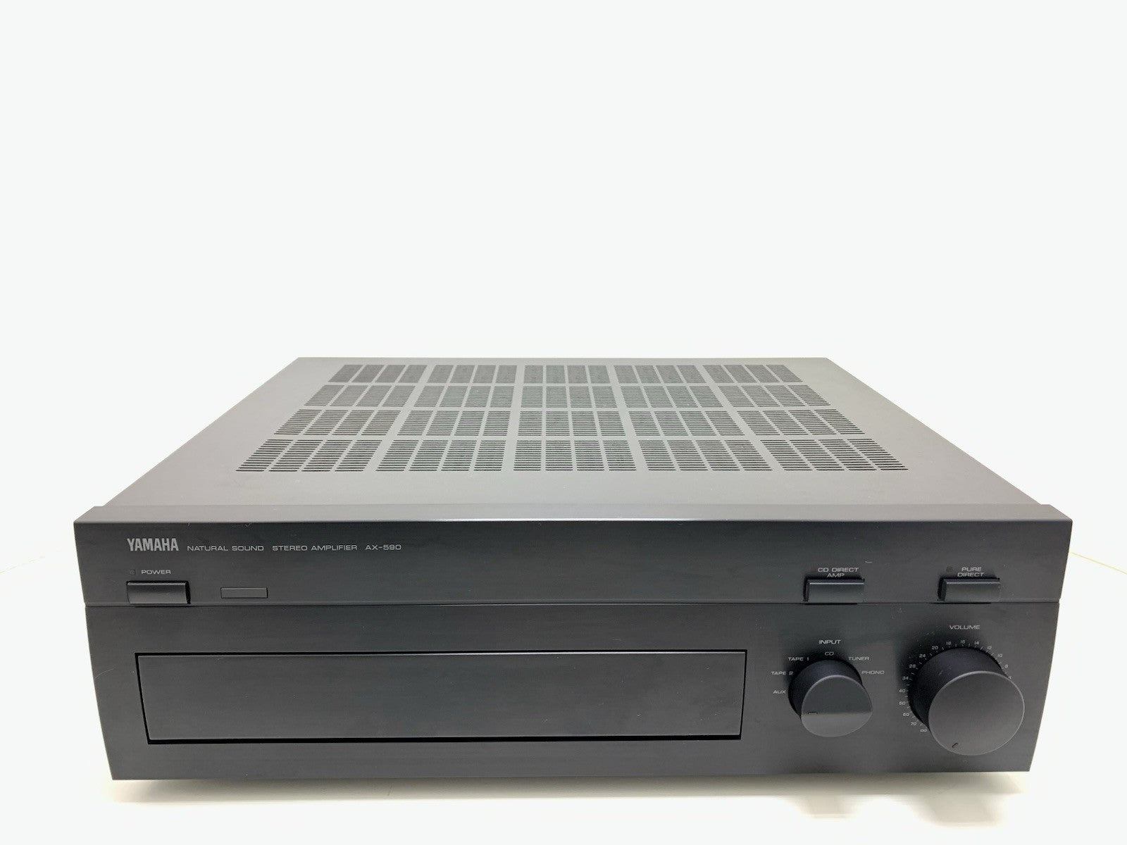 YAMAHA AX 590 Integrated Stereo Amplifier 2X 100Watts RMS Vintage 1995 Good Look