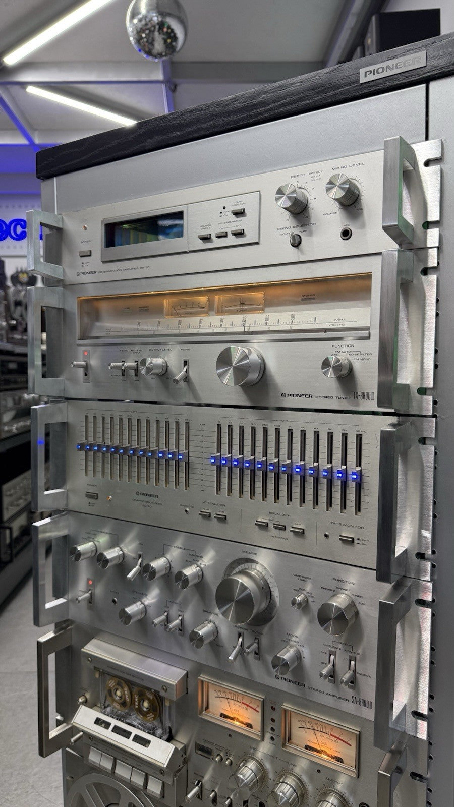 PIONEER Hi End System Rack JA R2S SR 70 TX 8800II SG 70 SA 8800II