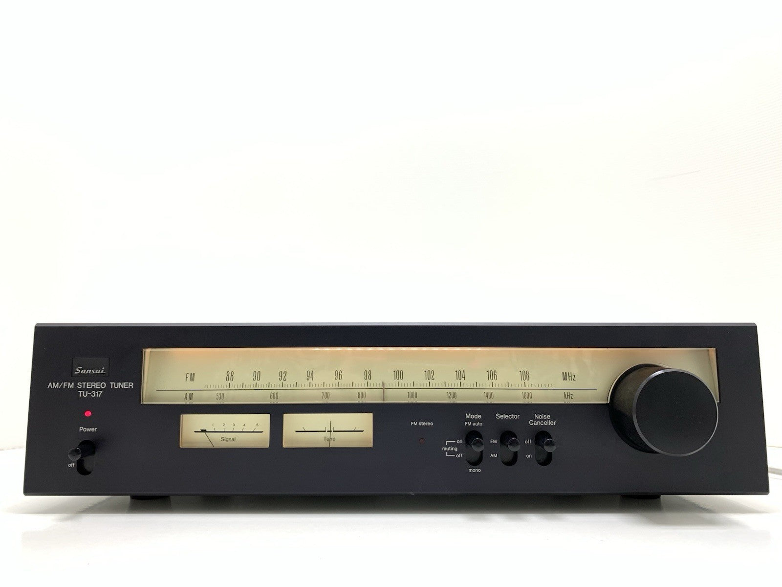 SANSUI TU 317 AM/FM Stereo Tuner Vintage 1978 High End Working 100% Good Look