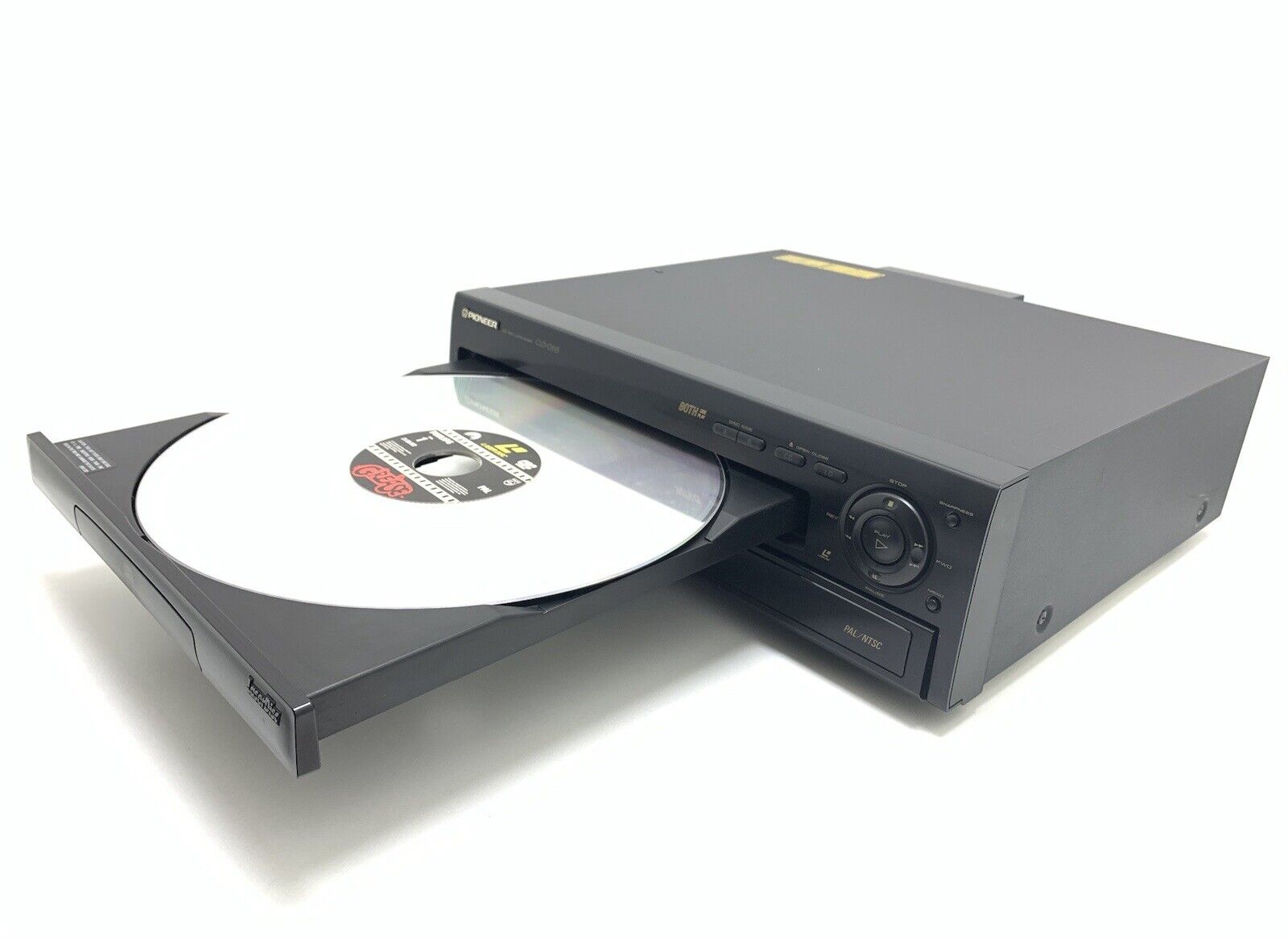 PIONEER CLD D515 CD LD Laser Disc Player 2 SIDEs Vintage PAL NTSC Work Good Look