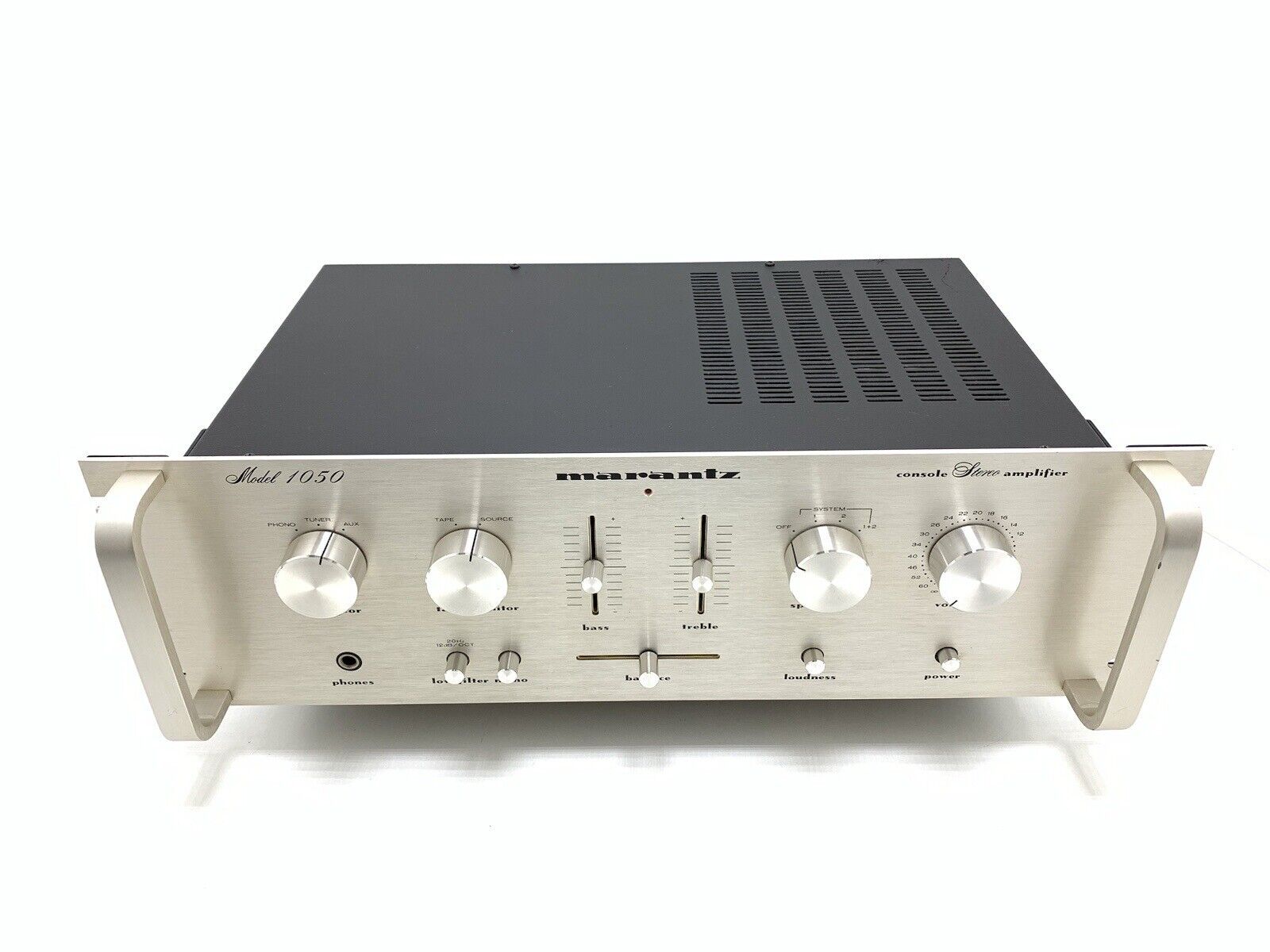 MARANTZ 1050 Rack Stereo Integrated Amplifier 50 RMS Vintage 1978 WORK Good Look