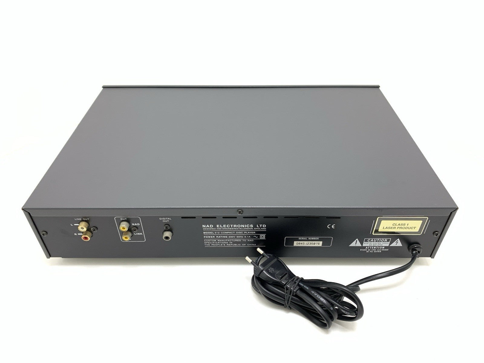 NAD 512 High End Digital Compact Disc Player CD Vintage 1996 WORK Good Look
