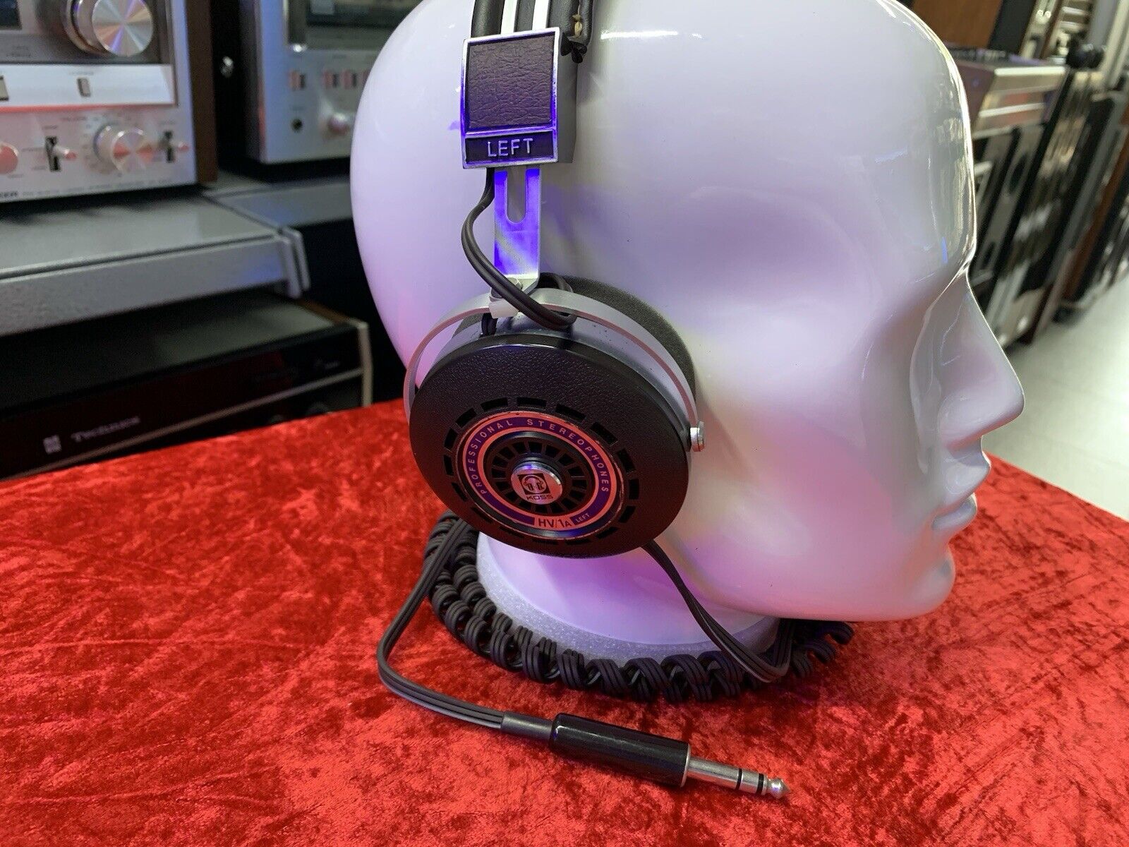 KOSS HV 1A Headphones LEGENDARY Very Rare Vintage 1974 Refurbished Good Look