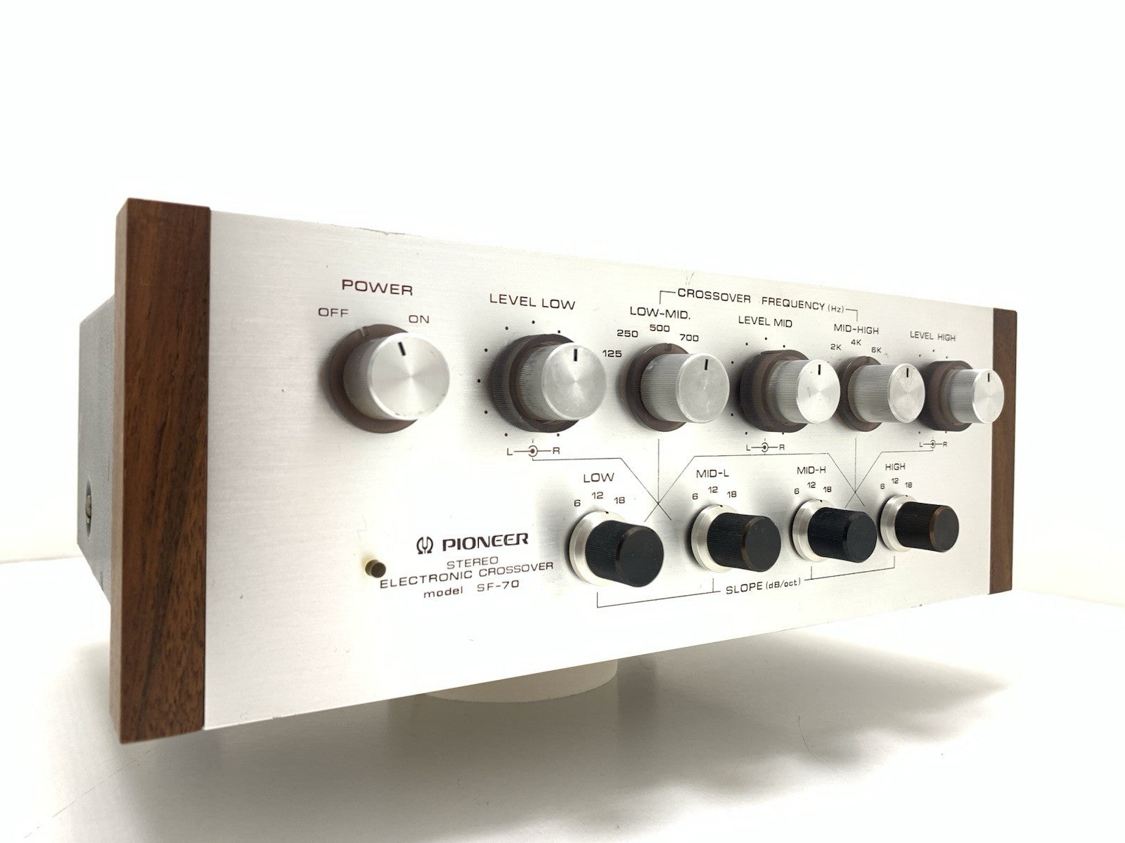 PIONEER SF 70 SF 700 ELECTRONIC CROSSOVER 3/2 Way Vintage 1969 WORK Good Look