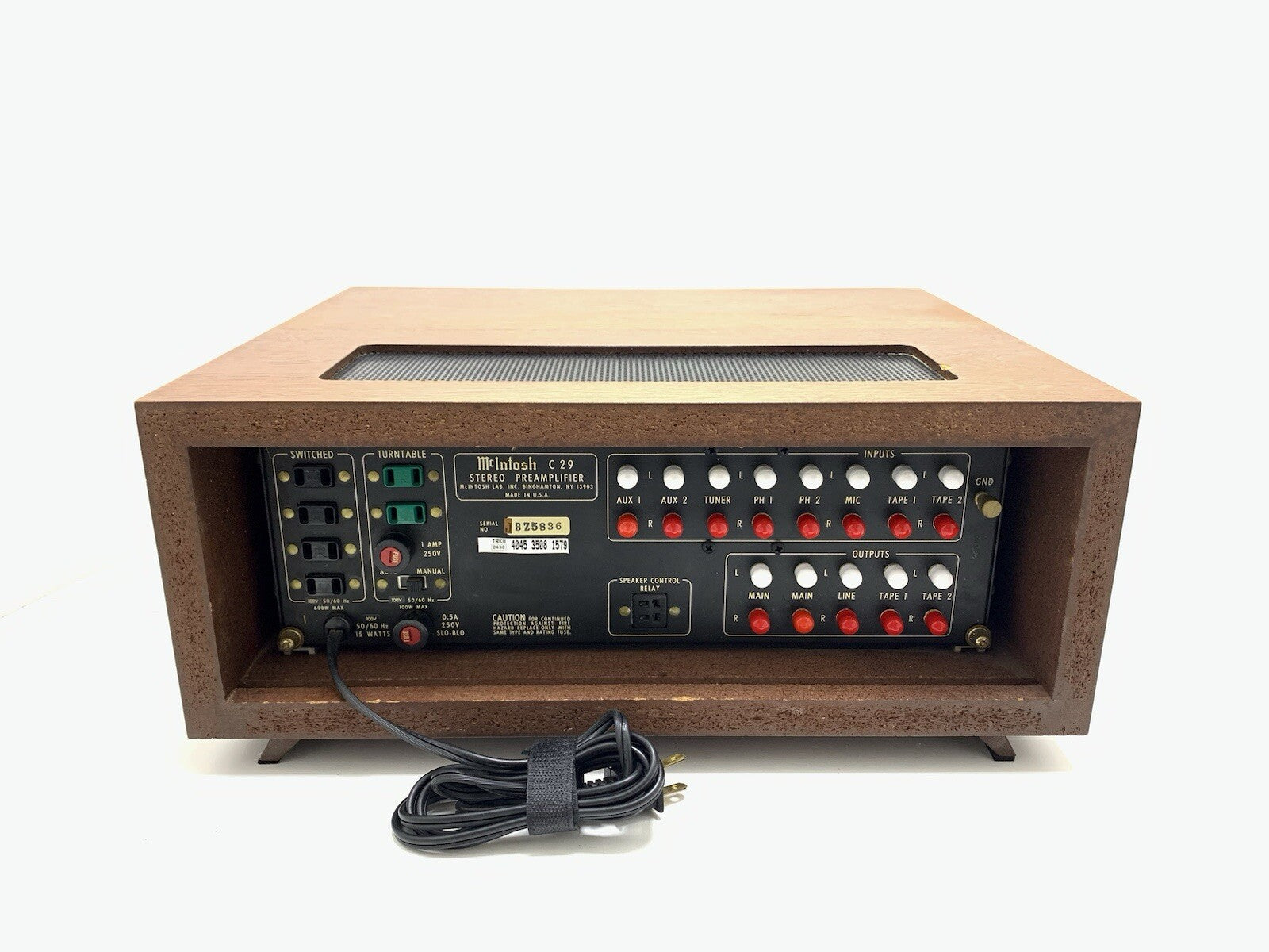 McIntosh C 29 Stereo Pre Verstärker Vintage 1982 High End Work Perfect Good Look