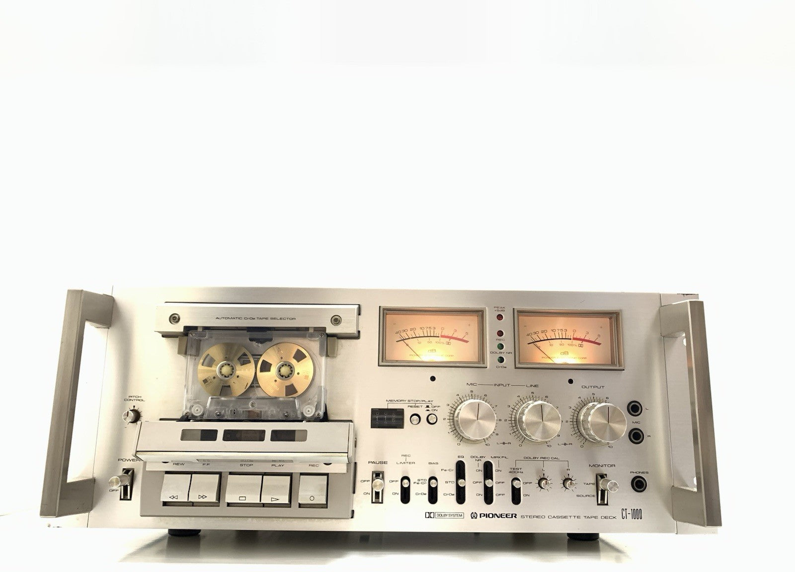 PIONEER CT 1000 CT-F1000 RACK 3 Head Stereo Tape Deck Vintage WORK Good Look