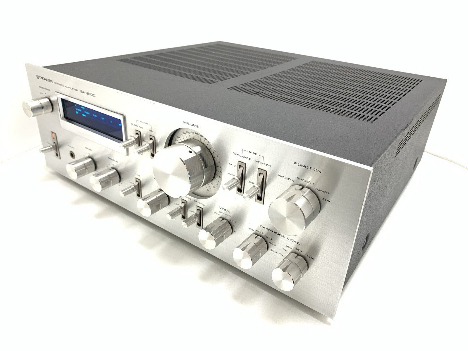 PIONEER SA 8800 Stereo Amplifier 2X 80Watts RMS Blue Line Vintage 1979 Good Look