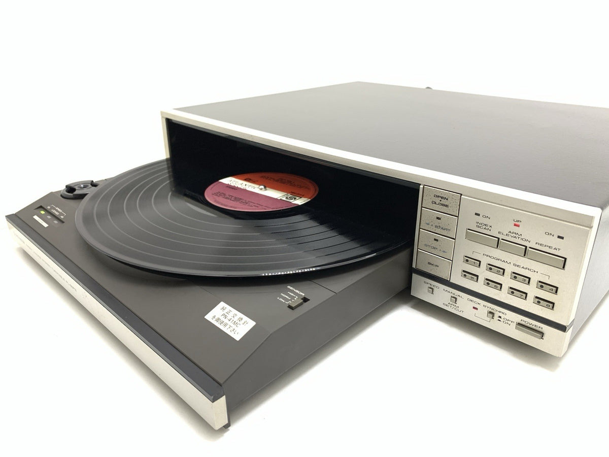 Pioneer PL-88FS Front Loading Direct Drive Turntable Serviced Vintage Good Look