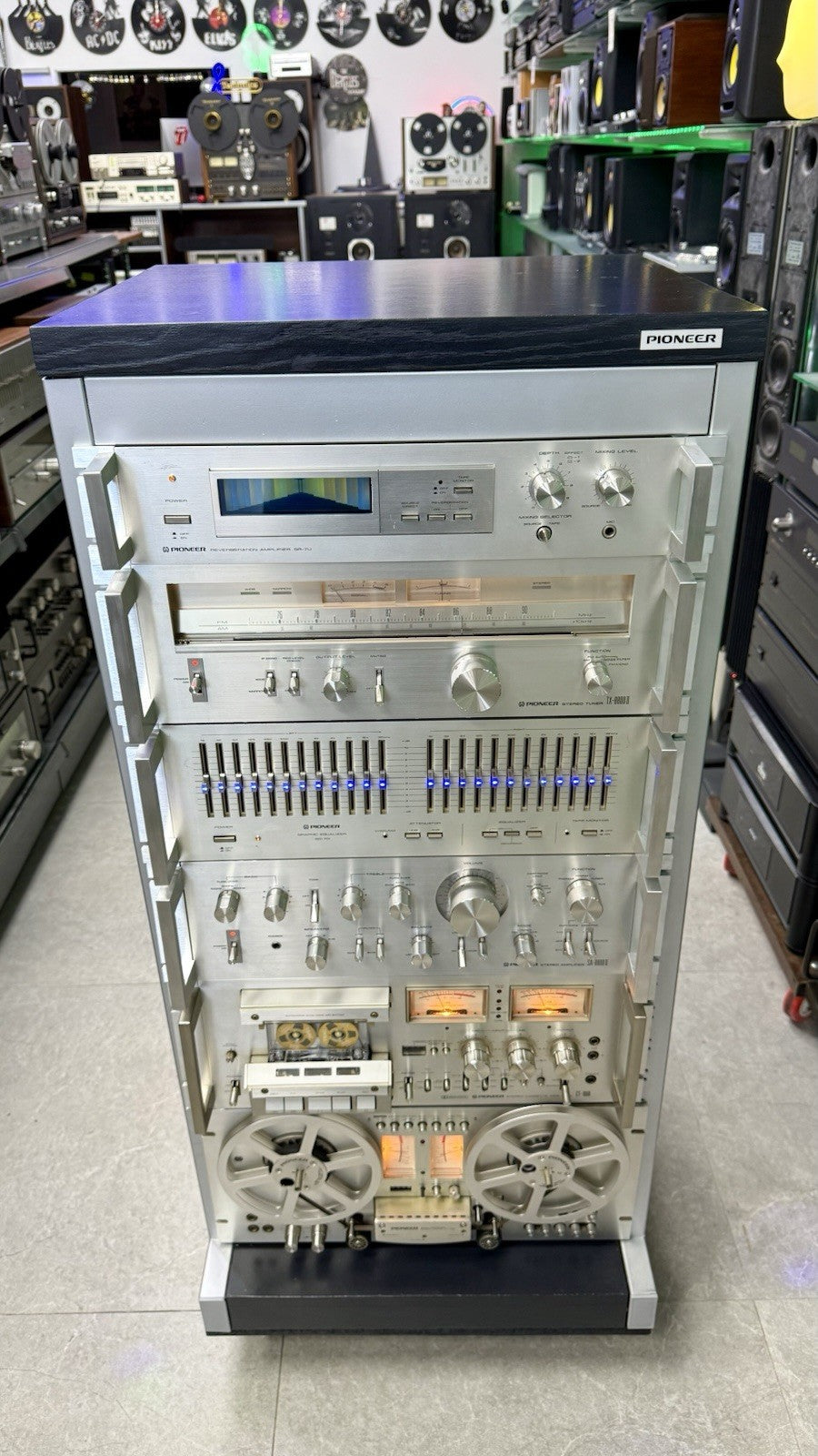 PIONEER Hi End System Rack JA R2S SR 70 TX 8800II SG 70 SA 8800II CT 1000 RT 707