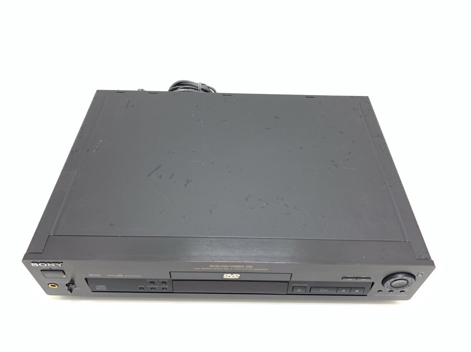 SONY DVP-S715 DVD VÍDEO CD Compact Disc + Remote VINTAGE 1998 WORK Good Look