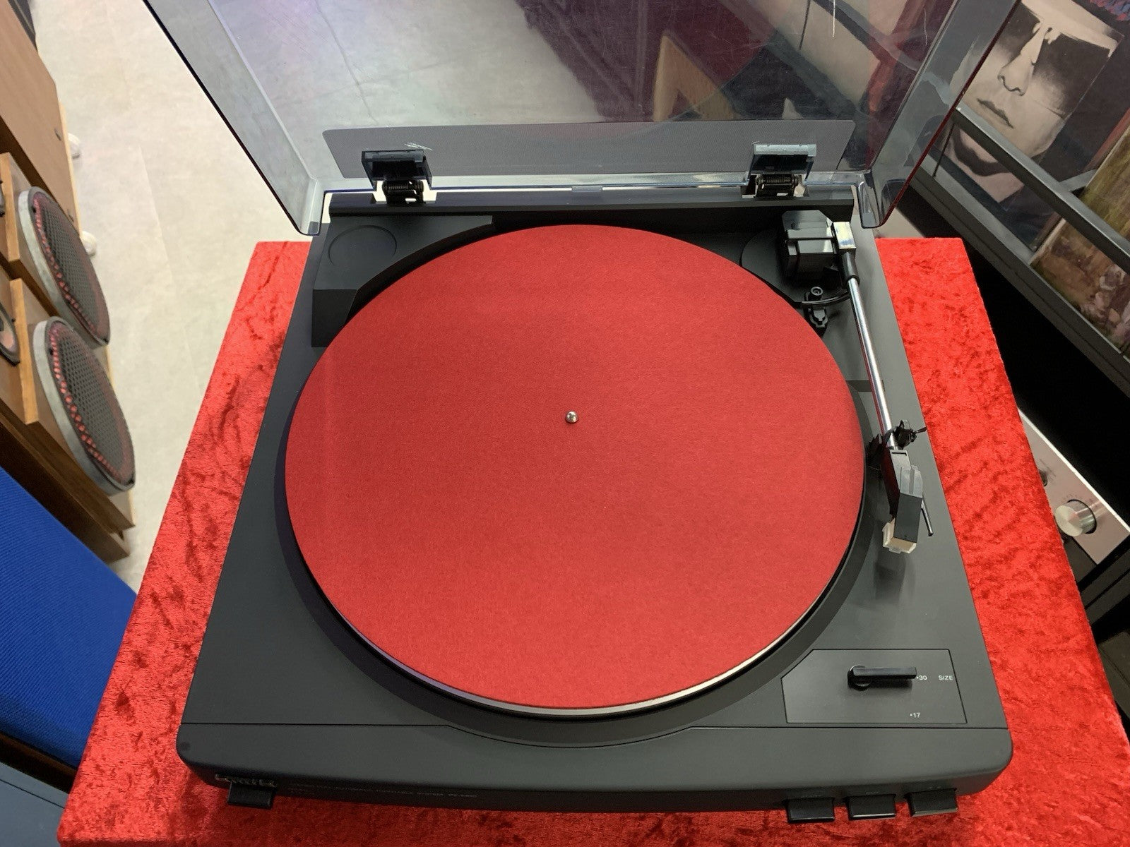 AIWA PX E850 K Belt Drive  Turntable  Vintage 1985 Work Good Look