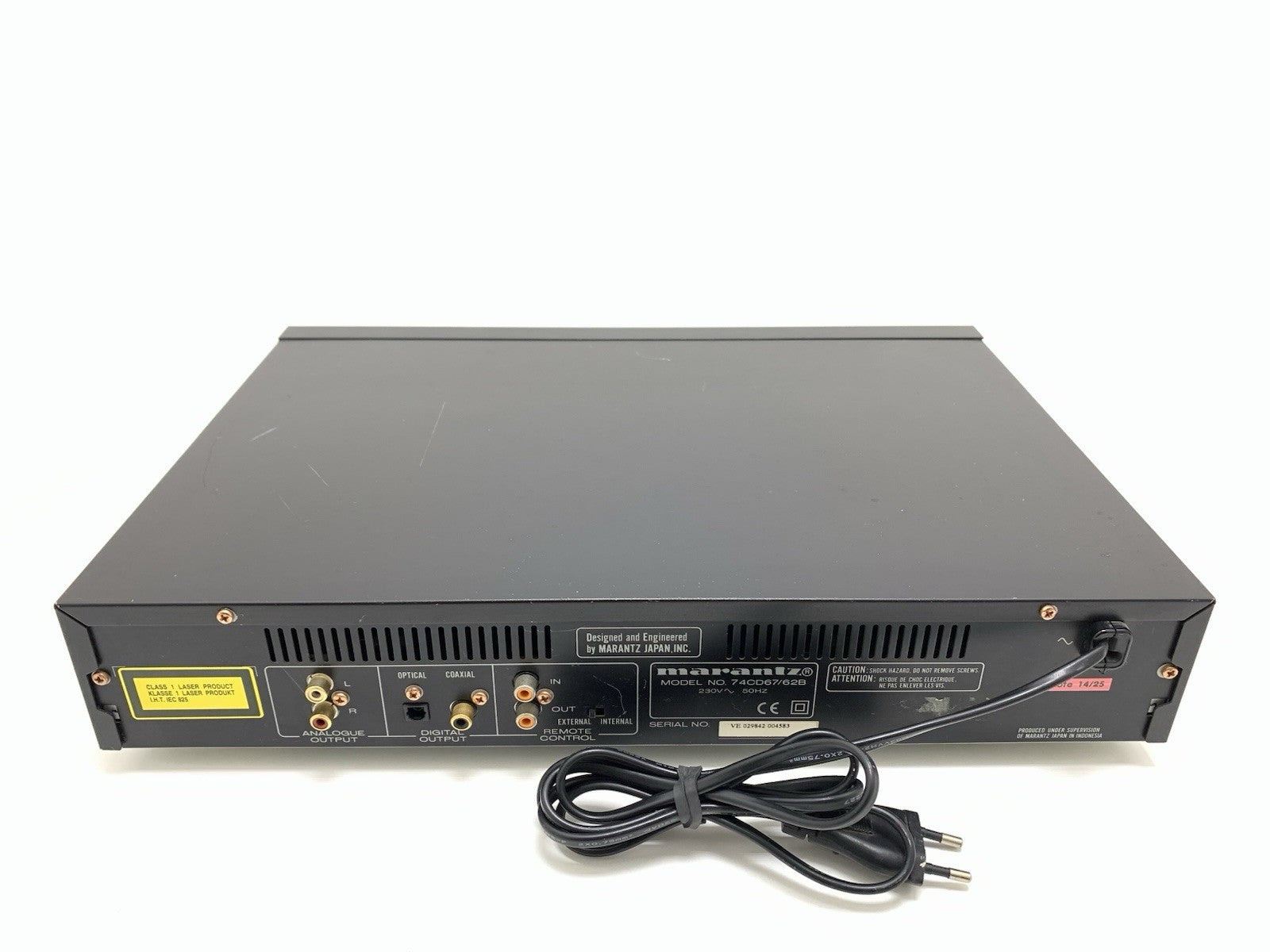 MARANTZ CD 67MK II SE CD Compact Disc with Remote Control Working Good Look