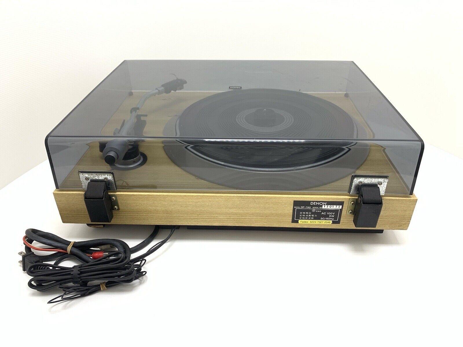 DENON DP-790 Turntable Servo Direct Drive Player High End Vintage 1975 Good Look