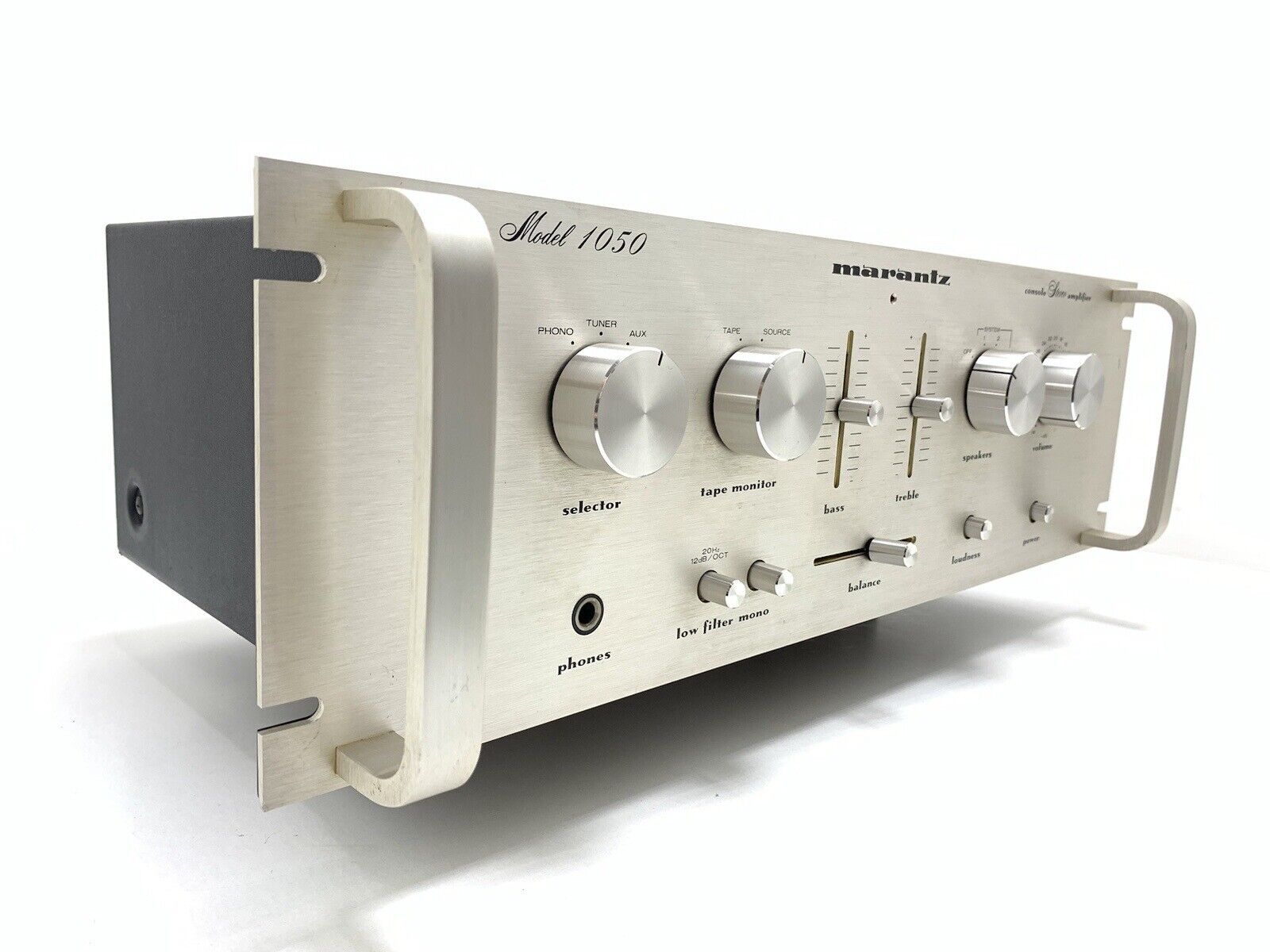MARANTZ 1050 Rack Stereo Integrated Amplifier 50 RMS Vintage 1978 WORK Good Look