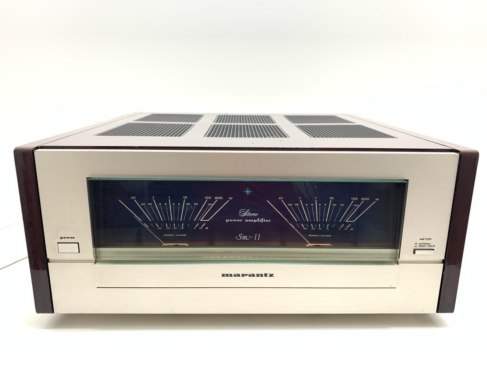 MARANTZ SM 11 Stereo Power Amplifier Vintage 1984 Hi End 200+200 W RMS Good Look