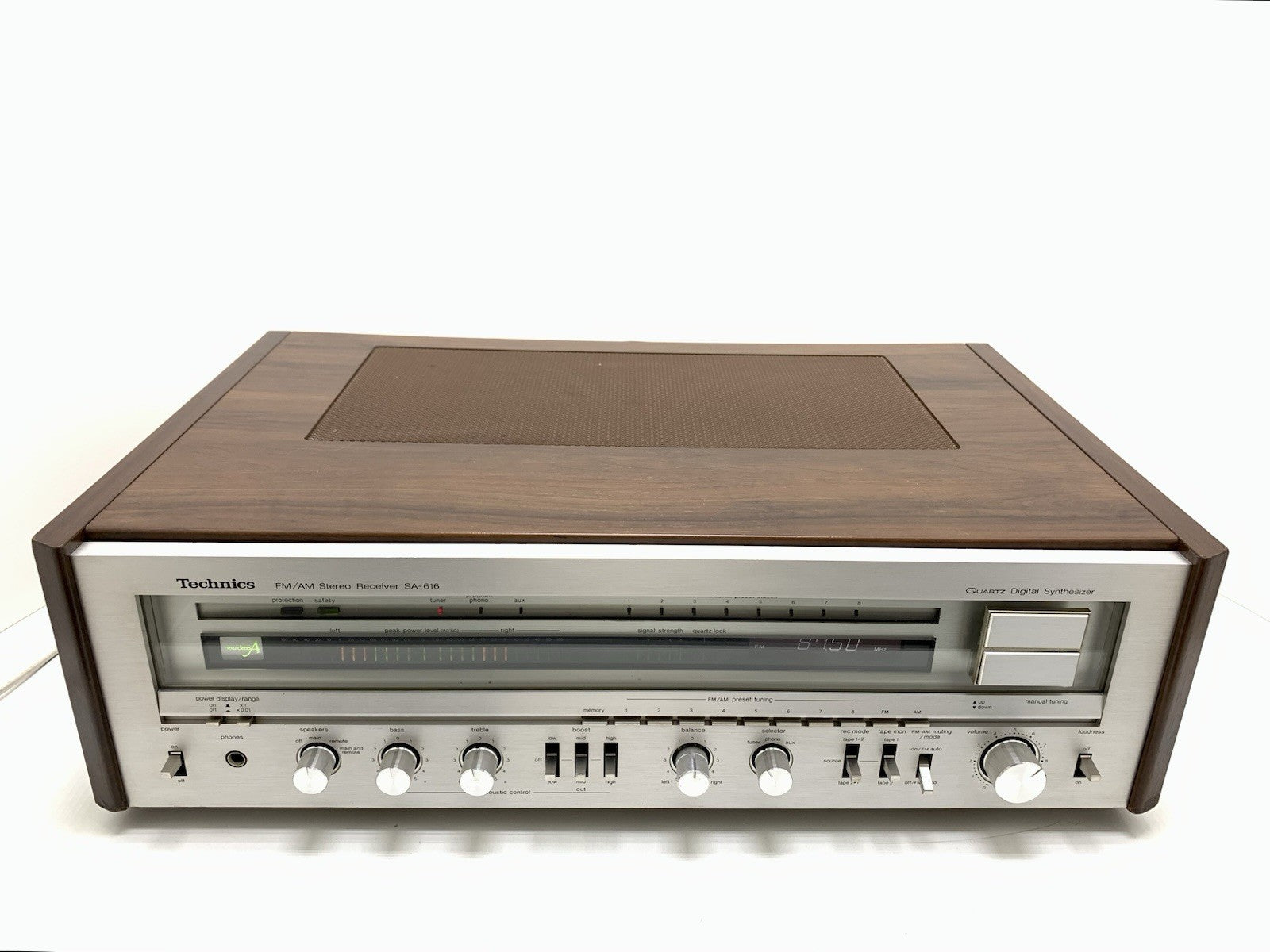 TECHNICS SA 616 AM/FM Stereo Receiver 2X80 Watts RMS Vintage 1980 WORK GOOD LOOK