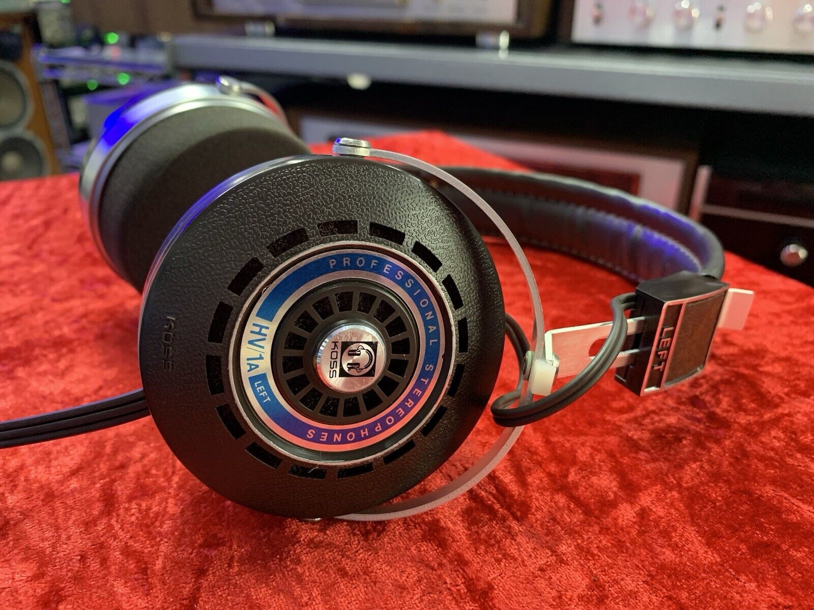 KOSS HV 1A Headphones LEGENDARY Very Rare Vintage 1974 Refurbished Good Look