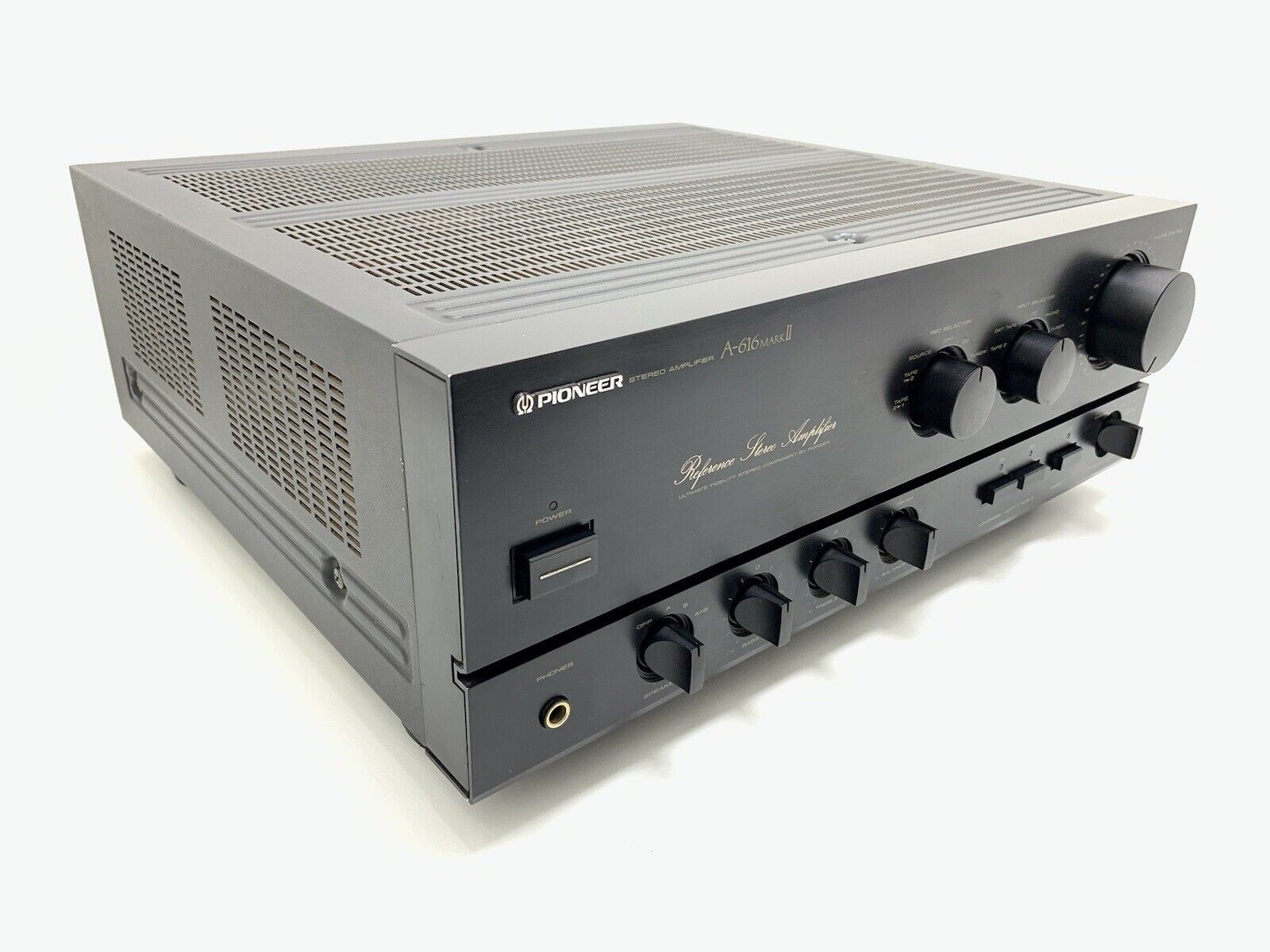 PIONEER A 616 MarkII Stereo Amplifier 80+80Watts RMS Vintage 1988 WORK Good Look