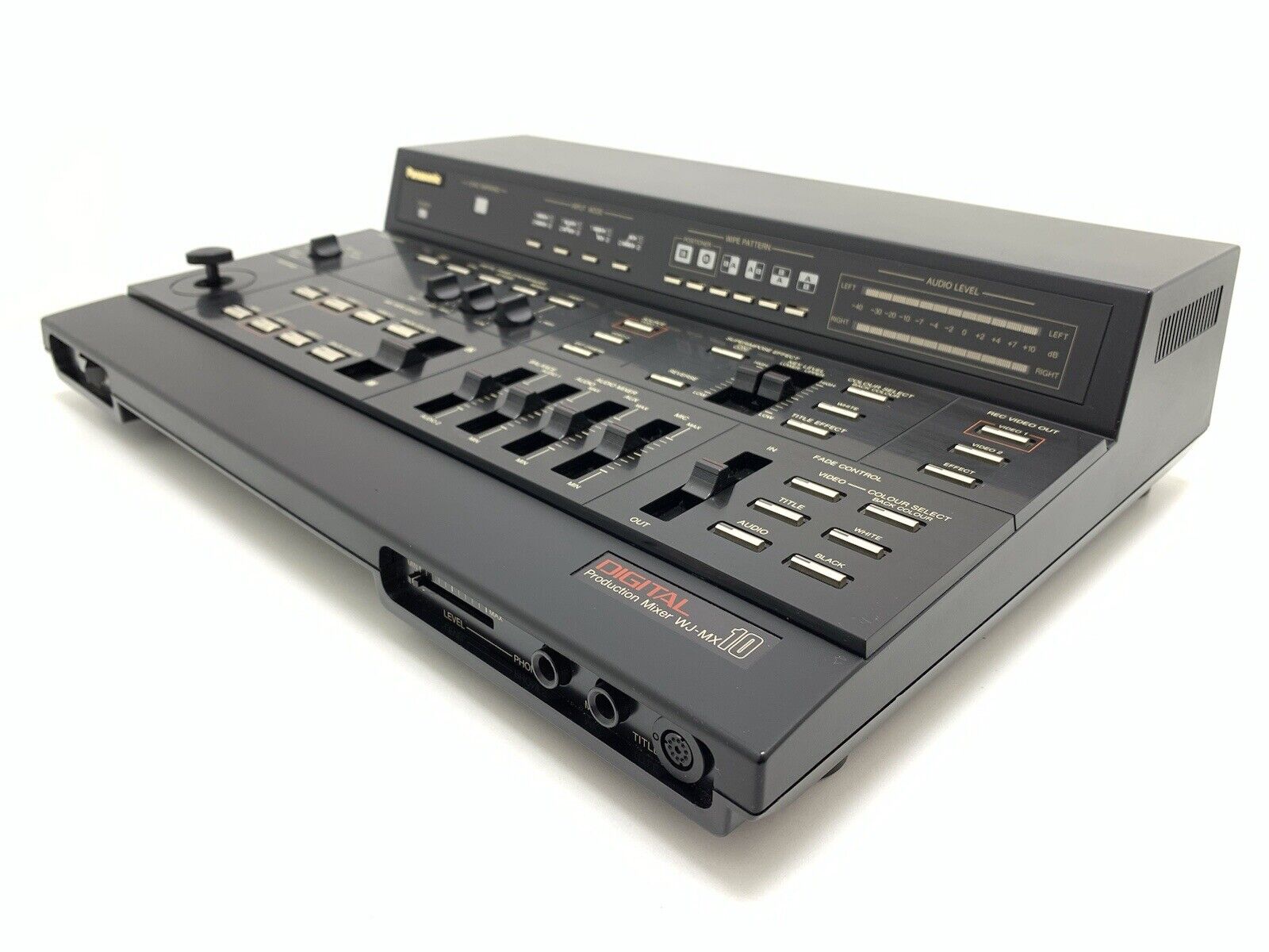 PANASONIC WJ-MX 10 Audio & Video Digital Production Mixer Vintage WORK Good Look