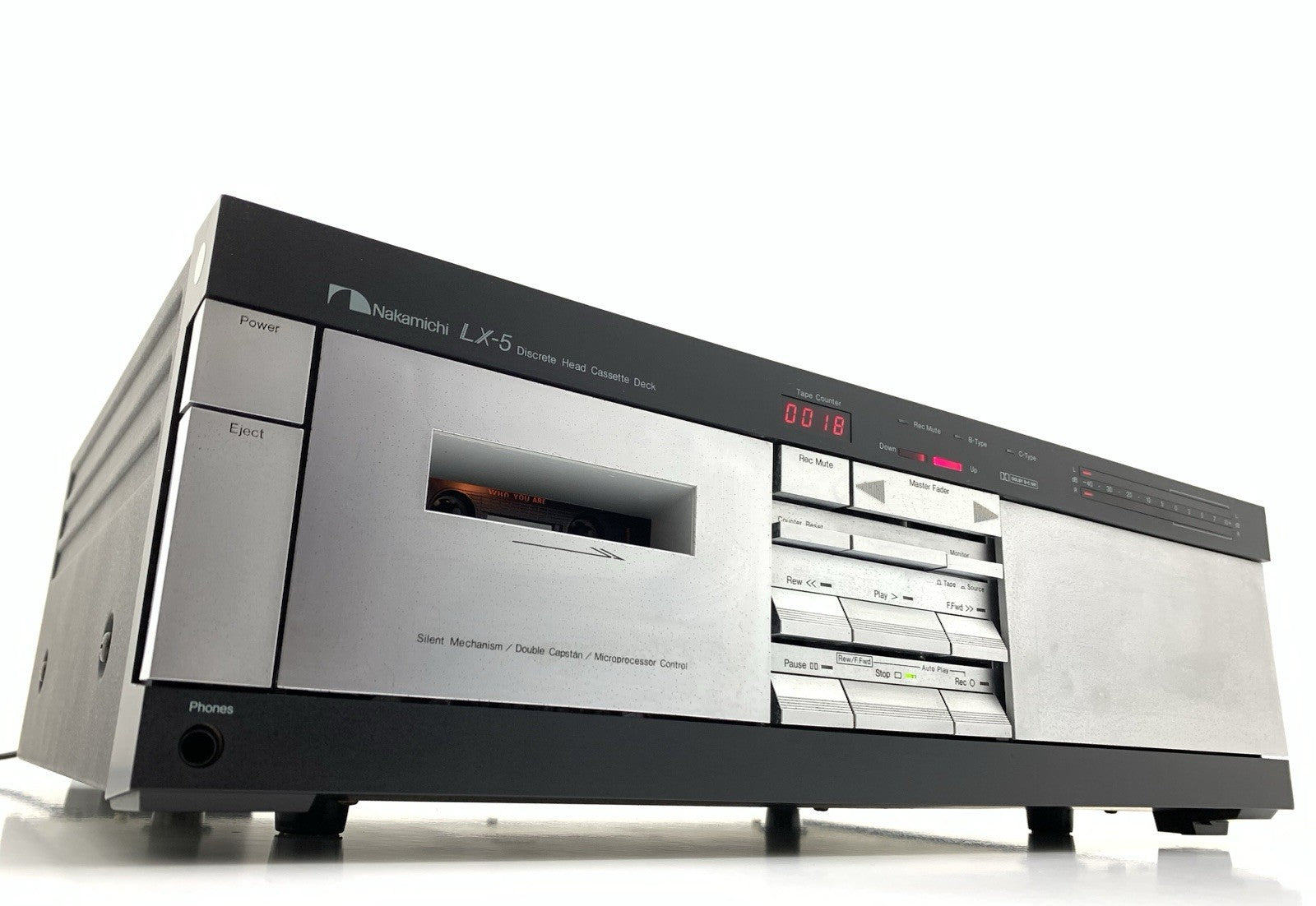 NAKAMICHI LX 5 High End 3 Head Cassette Tape Deck Vintage 1982 WORKING Good Look