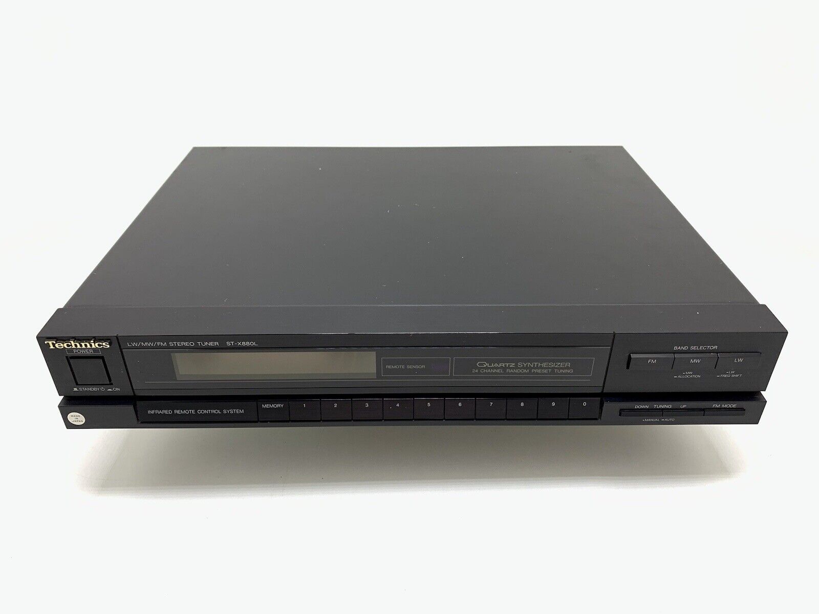 TECHNICS ST-X880L FM/MW/LW Stereo Tuner Digital HiFi Vintage 1987 Work Good Look