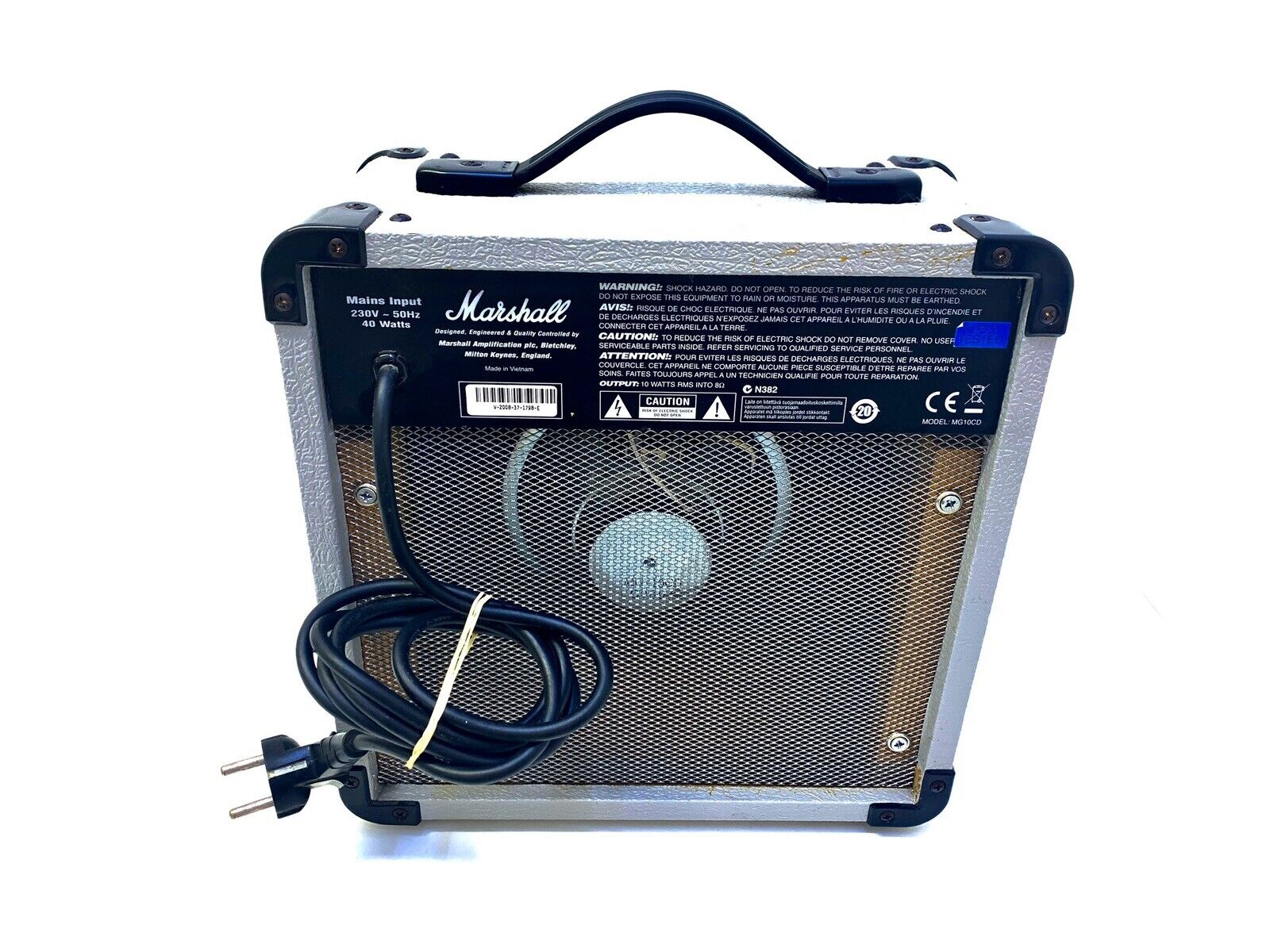 MARSHALL Guitar Amplifier MG10CD 10 W RMS Refurbished Working Perfect LIKE NEW