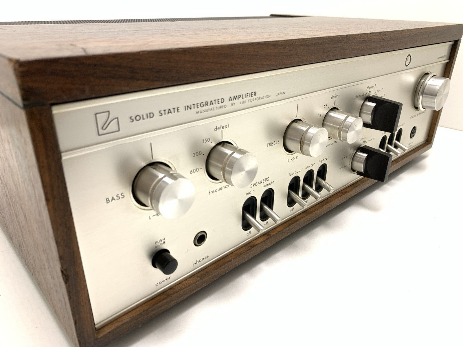 LUXMAN SQ 507X Integrated Stereo Amplifier 2X 50W RMS Vintage 1970 Work GoodLook