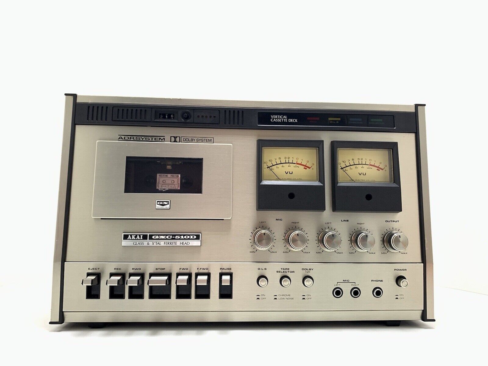 AKAI GXC-502D カセットプレーヤー　昭和レトロ AKAI GXC-502Dの仕様 アカイ/赤井