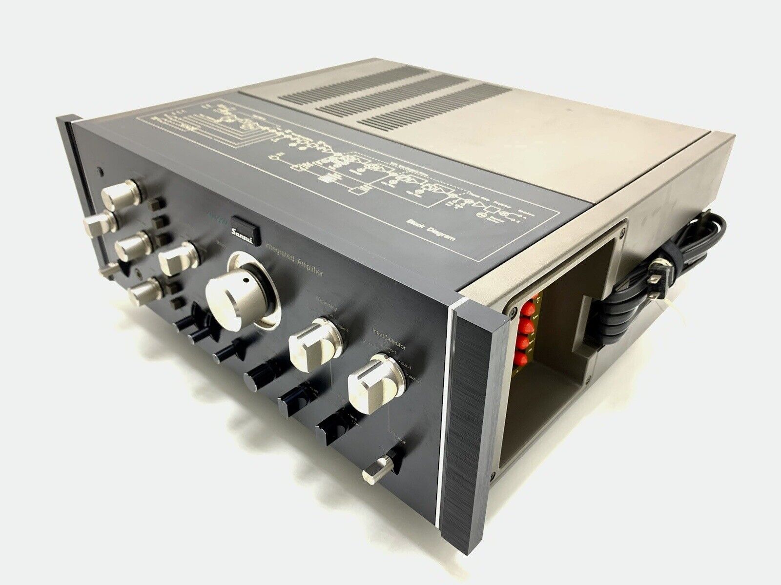 SANSUI AU-9900 Integrated Stereo Amplifier 160 Watts RMS Vintage 1975 GOOD LOOK