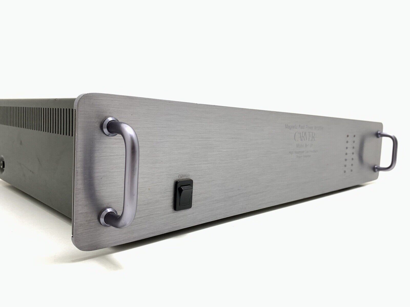 CARVER M 1.0T Stereo Power Amplifier 200+200Watts RMS Vintage 1986 WORK GoodLOOK
