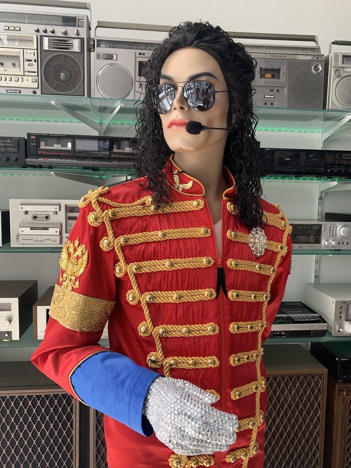 MICHAEL JACKSON Figure Mannequin DOLL REAL SIZE 1,8m Unique Piece in the WORLD
