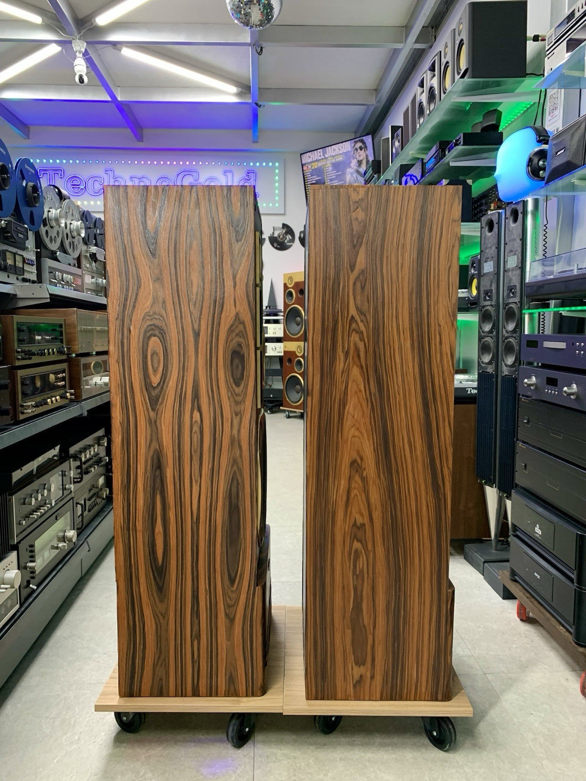 KENWOOD JL 988AV Hi End 5 Speakers 4 Way Premium Rosewood Vintage 1980 WORK Good