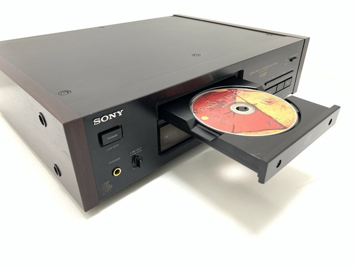 Sony CDP-X7ESD ES CD Player High End Dual PCM58P-S Remote Control WORK Good Look