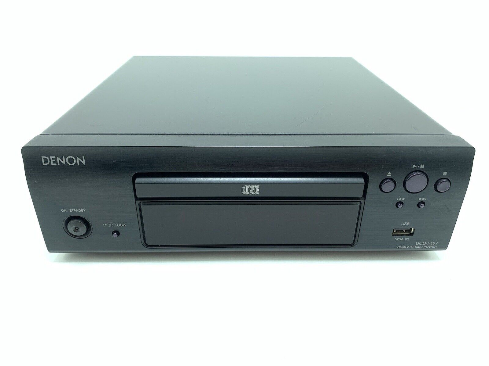 DENON DCD F107 CD Digital Compact Disc Player 20 Bits Vintage Work Good Look