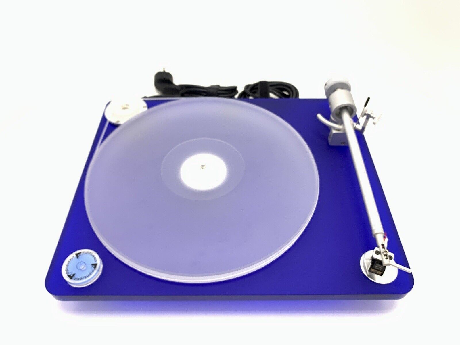 CLEARAUDIO Concept Emotion Blue Turntable with SHURE M75MB Type2 WORK Good Look