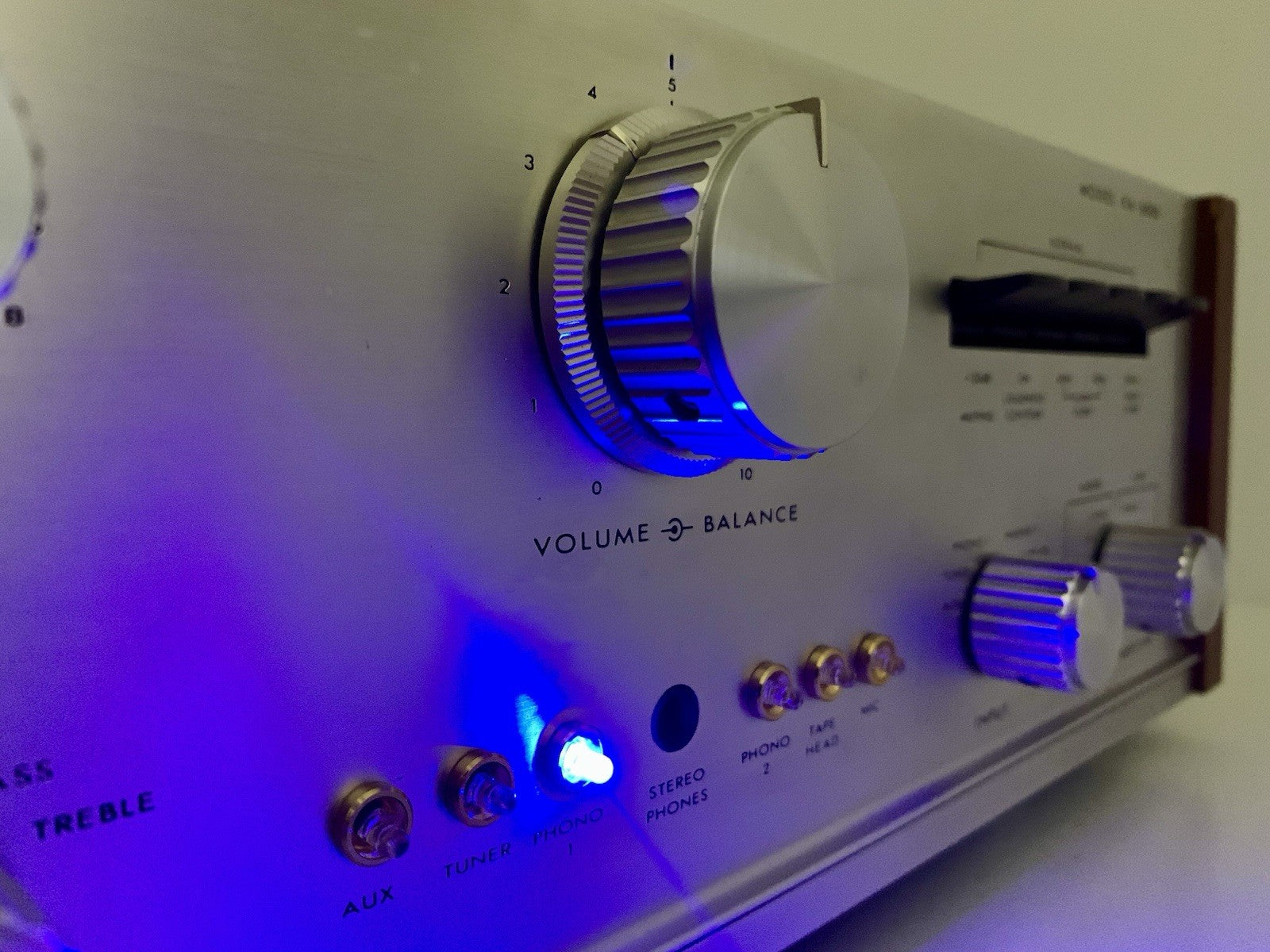TRIO KENWOOD KA 6000 Legendary  Amplifier 45+45W RMS Vintage 1968 WORK Good Look