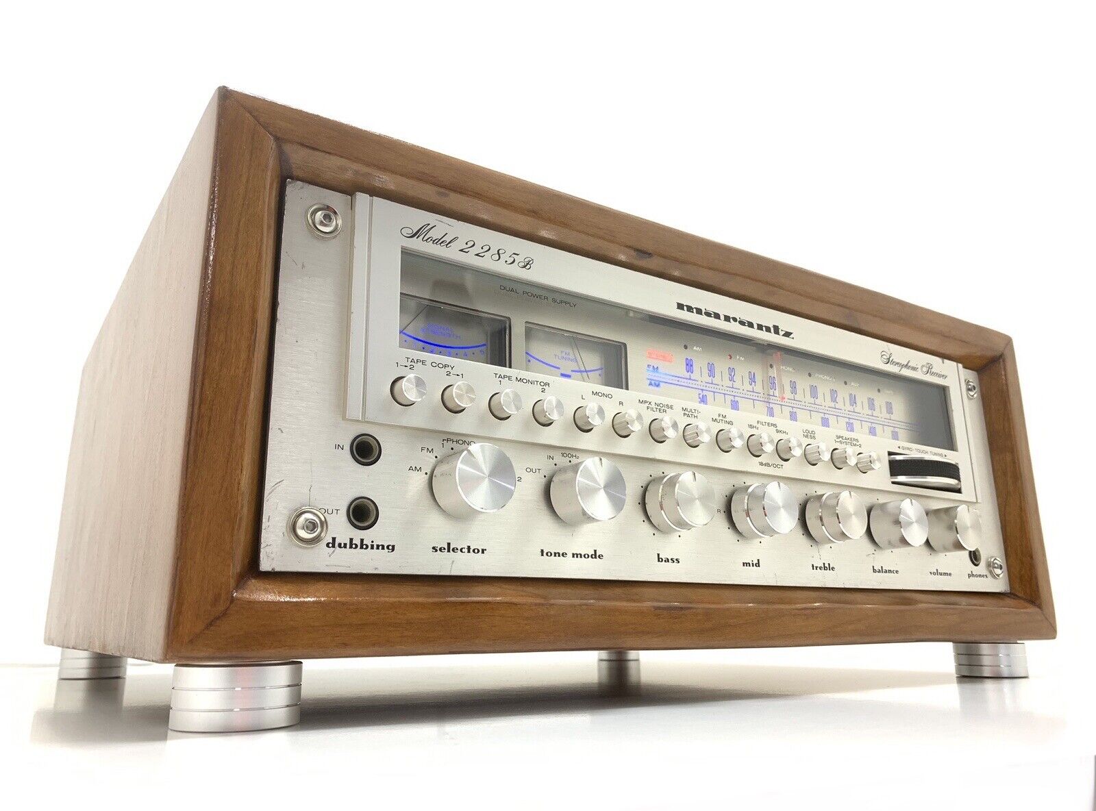 MARANTZ 2285B Stereo MONSTER Receiver 188 W RMS Vintage 1979 Wood Box GOOD LOOK