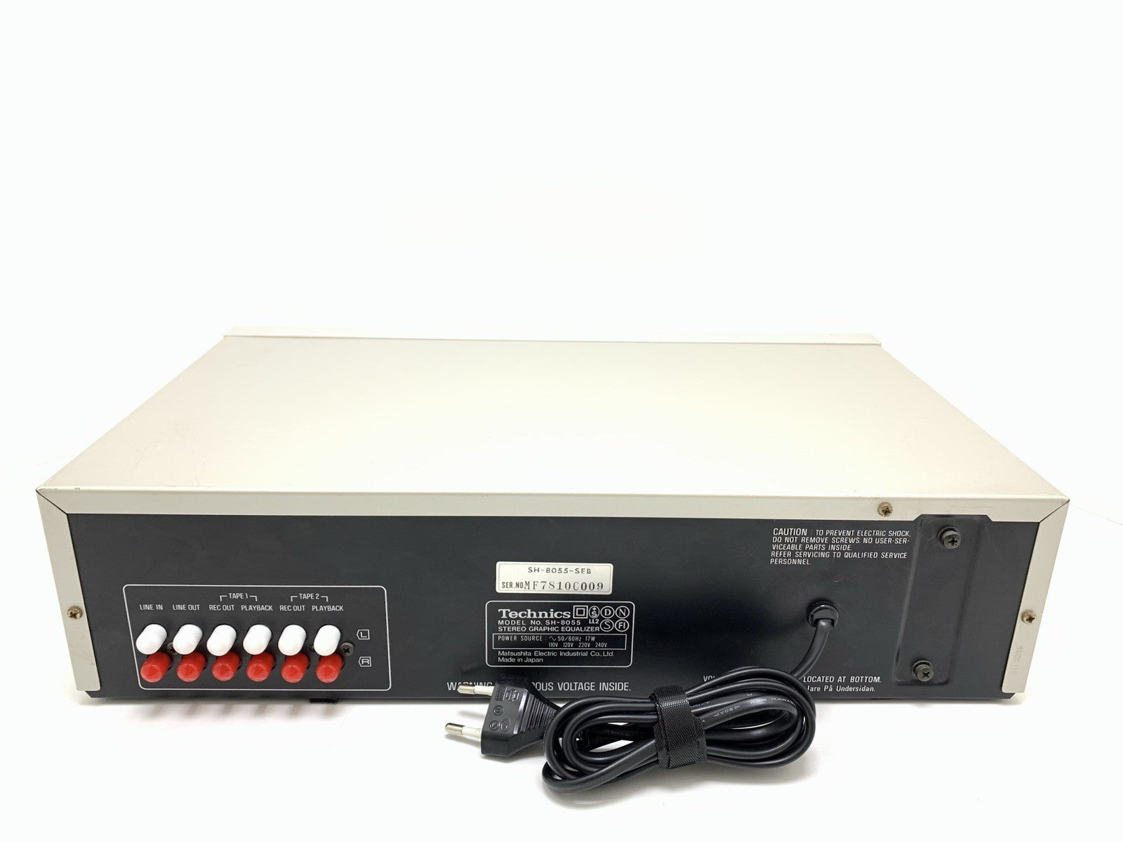 TECHNICS SH 8055 Stereo Graphic Equalizer Spectrum Analyzer Vintage 1983 GodLook