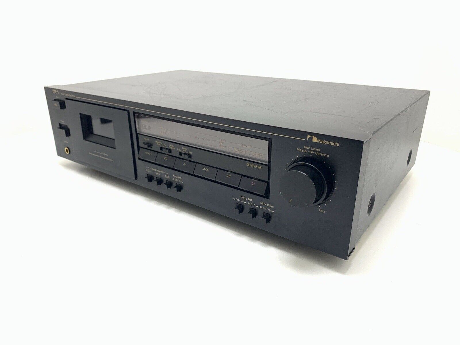 NAKAMICHI CR-1 High End 2 Head Cassette Tape Deck Vintage 1988 WORK Good Look