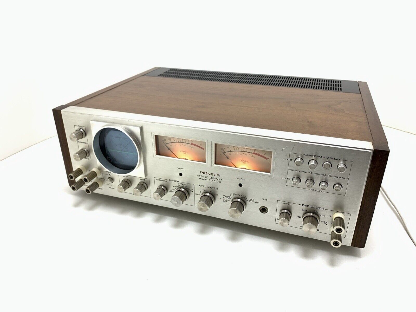 PIONEER SD-1100 Stereo Display Audio Scope VERY RARE Vintage 1972 WORK Good Look