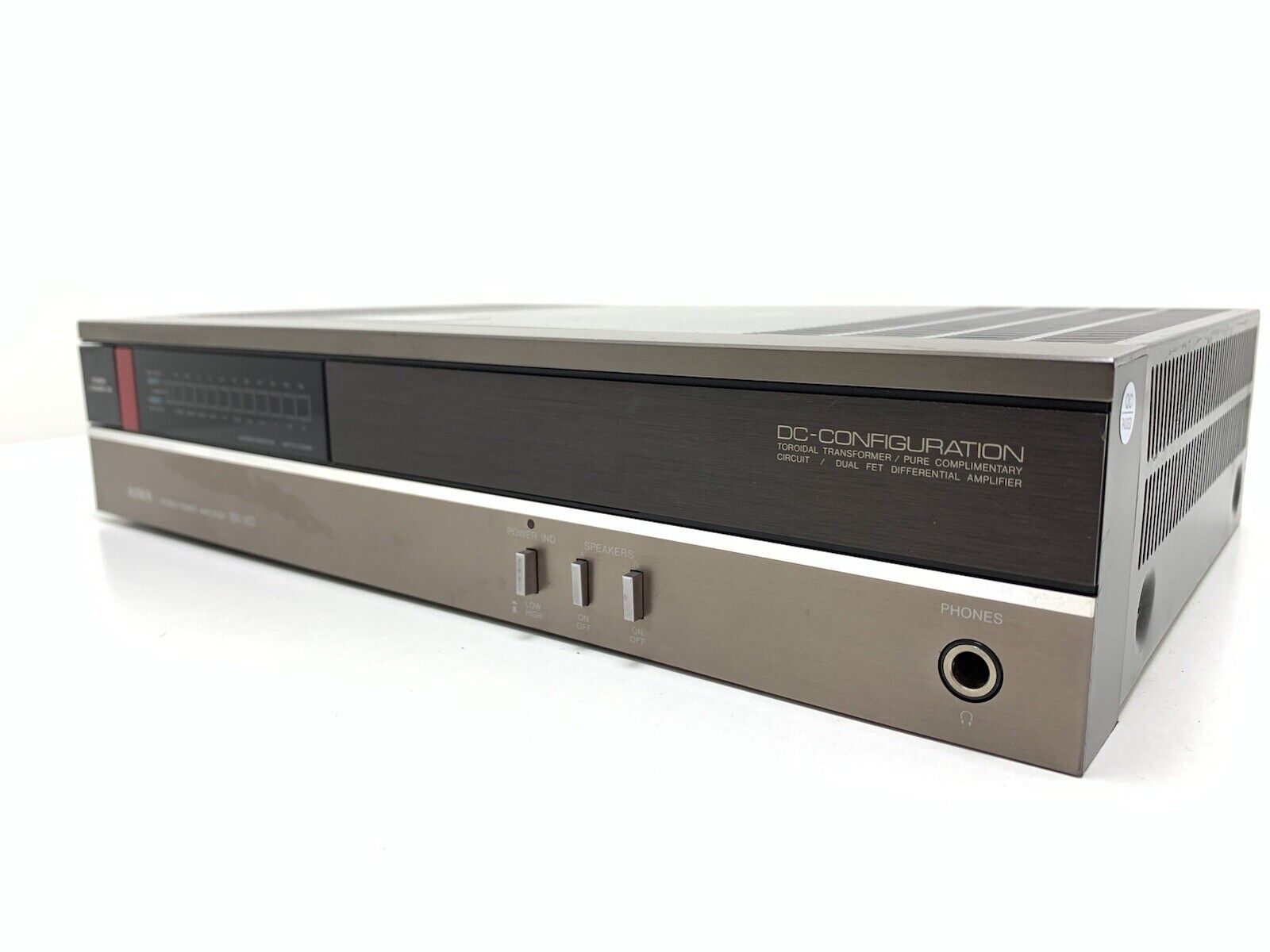 AIWA BX-110 Stereo Power Amplifier Vintage 120 Watts RMS Vintage 1984 GOOD LOOK