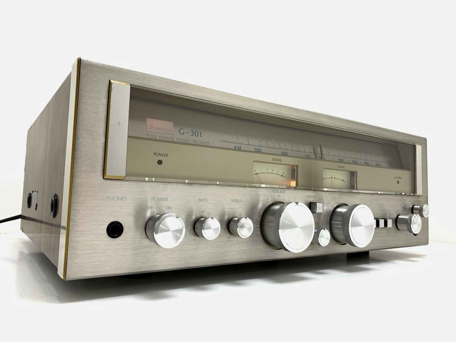 Sansui G 301/G-3000 Stereo Receiver 26+26Watts RMS Vintage 1978 Work Good Look